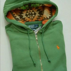 Mens polo hoody